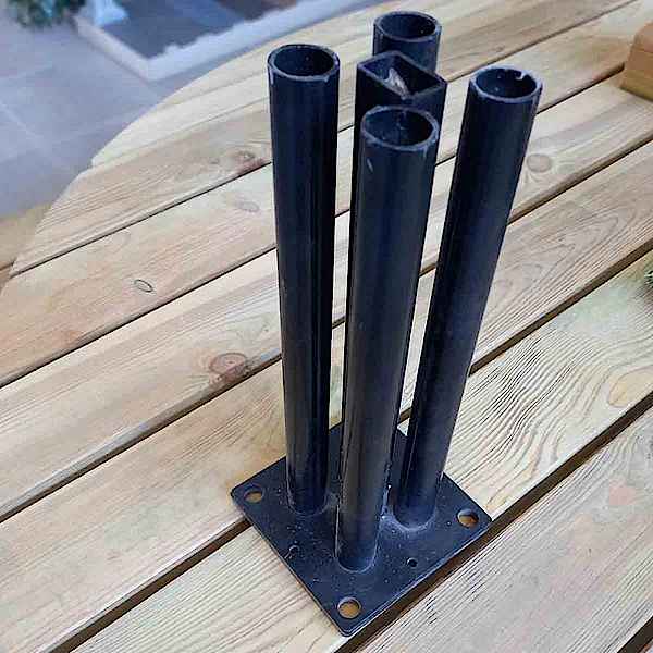 Metal Post Holder 9x9cm